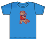 Full Porcupine Youth Tee - Blue